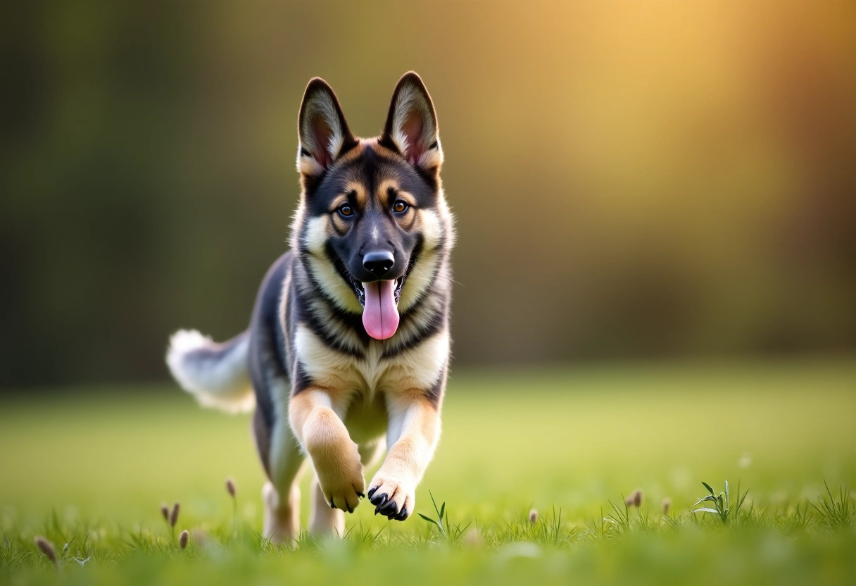 berger allemand croisé husky : entretien