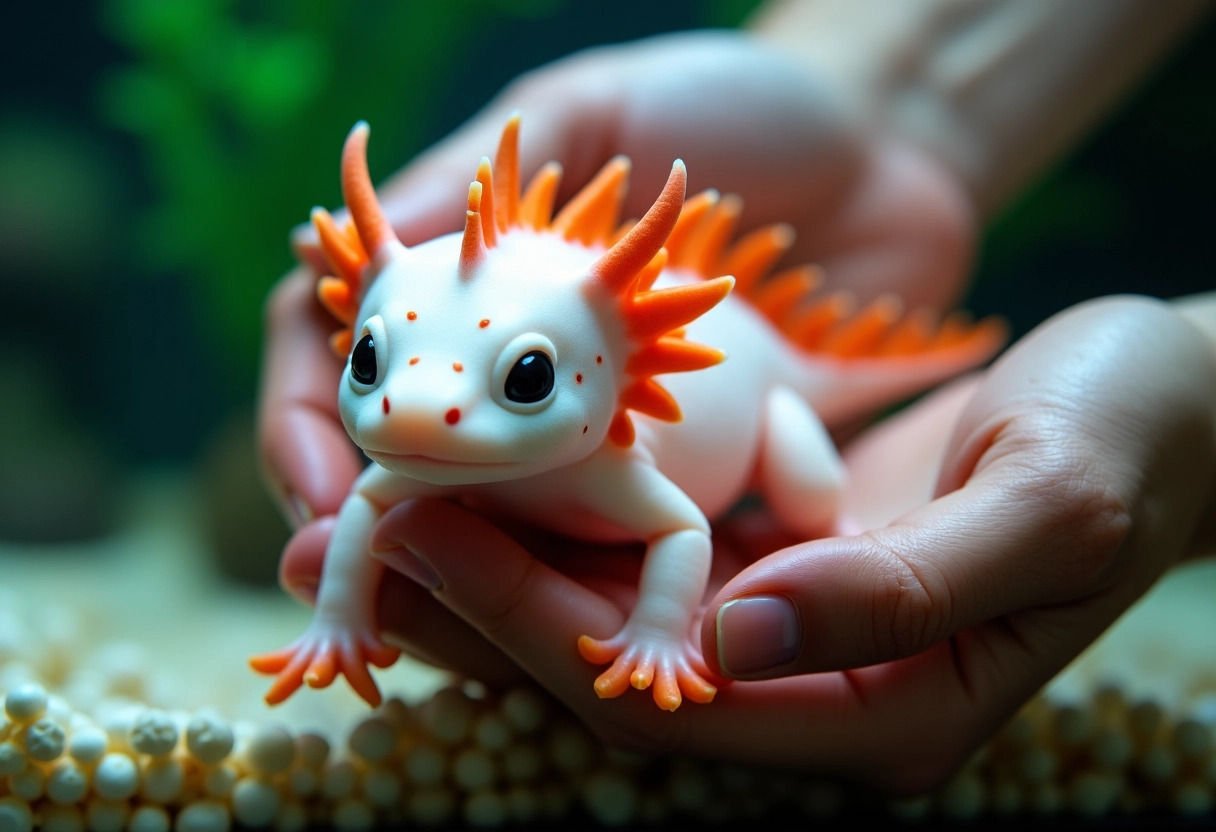 bébé axolotl