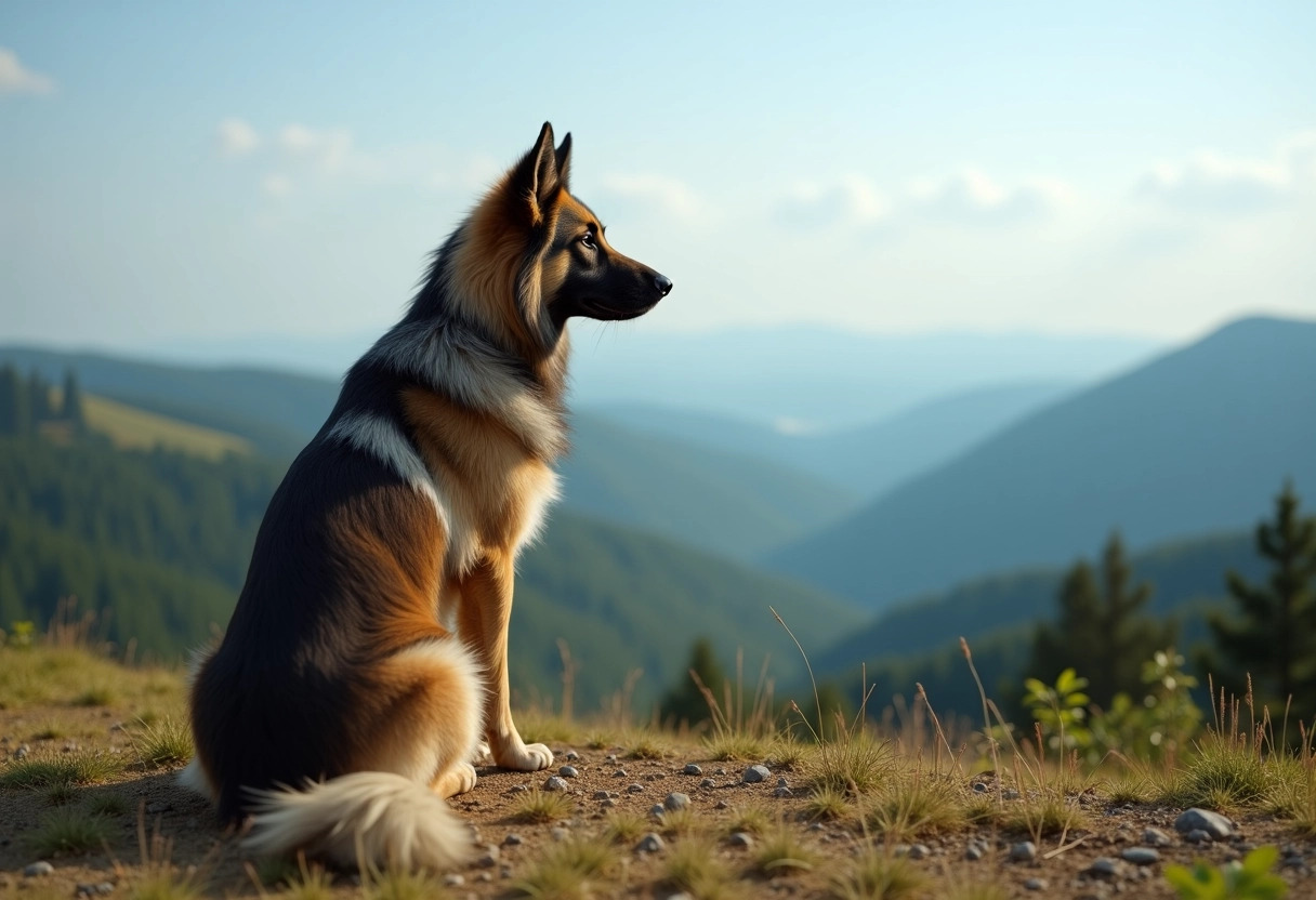 timber shepherd dog