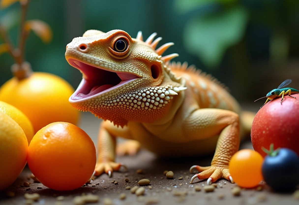 lézard alimentation